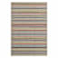 (E531) Magic Multicolor Striped Outdoor Area Rug, 8x10