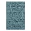 (E530) Magic Blue Wave Outdoor Accent Rug, 3x5
