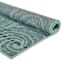 (E530) Magic Blue Wave Outdoor Accent Rug, 3x5