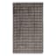 (B890) Crosby St. Grey Two-Tone Bebel Faux Fur Shag Accent Rug, 3x5