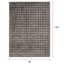 (B890) Crosby St. Grey Two-Tone Bebel Faux Fur Shag Area Rug, 8x10