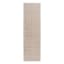 (B883) Crosby St. Beige Bebel Faux Fur Runner, 2x7