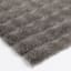 (B890) Crosby St. Grey Two-Tone Bebel Faux Fur Shag Runner, 2x7