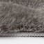 (B890) Crosby St. Grey Two-Tone Bebel Faux Fur Shag Runner, 2x7