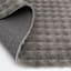 (B890) Crosby St. Grey Two-Tone Bebel Faux Fur Shag Runner, 2x7