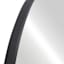 Half Moon Black Wall Mirror, 18x36