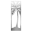 Found & Fable Silver Iron Palm Wall Decor, 35"