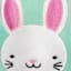 Bunny Brights 2-Pack Embroidered Easter Bunny Hand Towel Set