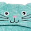 Bunny Brights Embroidered Blue Easter Bunny Hooded Cotton Towel
