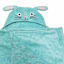 Bunny Brights Embroidered Blue Easter Bunny Hooded Cotton Towel