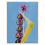 Framed Neon Acrylic Vegas Sign Canvas Wall Art, 18x24
