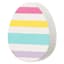 Bunny Brights Bunny & Egg Wooden Tic Tac Toe Game, 8"