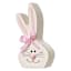 Homespun Easter Wooden Girl Bunny, 5"
