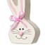 Homespun Easter Wooden Girl Bunny, 5"
