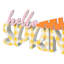 Homespun Easter Hello Spring Wooden Cutout Sign, 11"