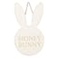 Honeybloom Wooden Honey Bunny Wall Sign, 18"