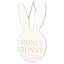 Honeybloom Wooden Honey Bunny Wall Sign, 18"