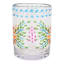 Acrylic Multicolor Embossed Clear Double Old Fashioned Glass