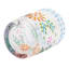 Acrylic Multicolor Embossed Clear Double Old Fashioned Glass