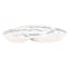 White Floral 4 Section Melamine Chip And Dip Serve Tray