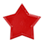 Red Star Plate, 10.5"