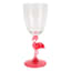 Flamingo Stemmed Acrylic Wine Glass