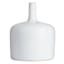 Honeybloom Emily White Ceramic Bottle Vase, 6"