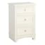 3-Drawer Providence Rachel Wooden Cabinet, White