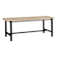 Found & Fable Loggy Wood & Metal Dining Bench, 47"