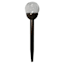 Solar Clear Crackle Small Globe Pathway Light