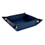 Providence Blue Leather Tray, 8.5"