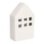 Honeybloom White Ceramic House Table Decor, 8"