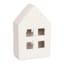 Honeybloom White Ceramic House Table Decor, 6"