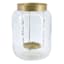 Honeybloom Glass Lantern, 10"