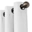 Rockwell White Blackout Grommet Curtain Panel, 84"