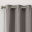 2-Pack Denver Grey Blackout Grommet Curtain Panel, 63"