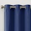 2-Pack Denver Navy Blackout Grommet Curtain Panels, 84"