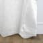 2-Pack Metallic White Blackout Grommet Curtain Panels, 84"
