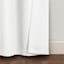 2-Pack Denver White Blackout Grommet Curtain Panels, 63"