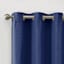 2-Pack Denver Navy Blackout Grommet Curtain Panels, 63"