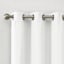 2-Pack Denver White Blackout Grommet Curtain Panels, 95"
