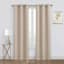 2-Pack Denver Beige Blackout Grommet Curtain Panels, 95"