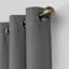Rockwell Grey Blackout Grommet Curtain Panel, 63"