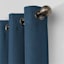 Rockwell Navy Blue Blackout Grommet Curtain Panel, 63"