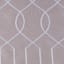 Pink Faux Silk Embroidered Blackout Grommet Curtain Panel, 84"