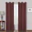 Rockwell Burgundy Blackout Grommet Curtain Panel, 84"