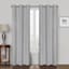 Rockwell Silver Blackout Grommet Curtain Panel, 84"