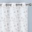 Chatham Tan Embroidered Sheer Grommet Curtain Panel, 84"