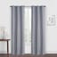 Morisson Silver Blackout Grommet Curtain Panel, 63"