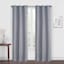 Morisson Silver Blackout Grommet Curtain Panel, 84"